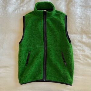 Green Fleece Tna Vest Xs
